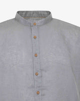 Camicia in lino - Collo serafino