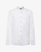 Camicia in lino - Collo serafino