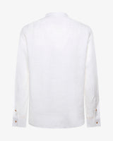 Camicia in lino - Collo serafino