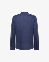 Camicia in lino - Collo serafino