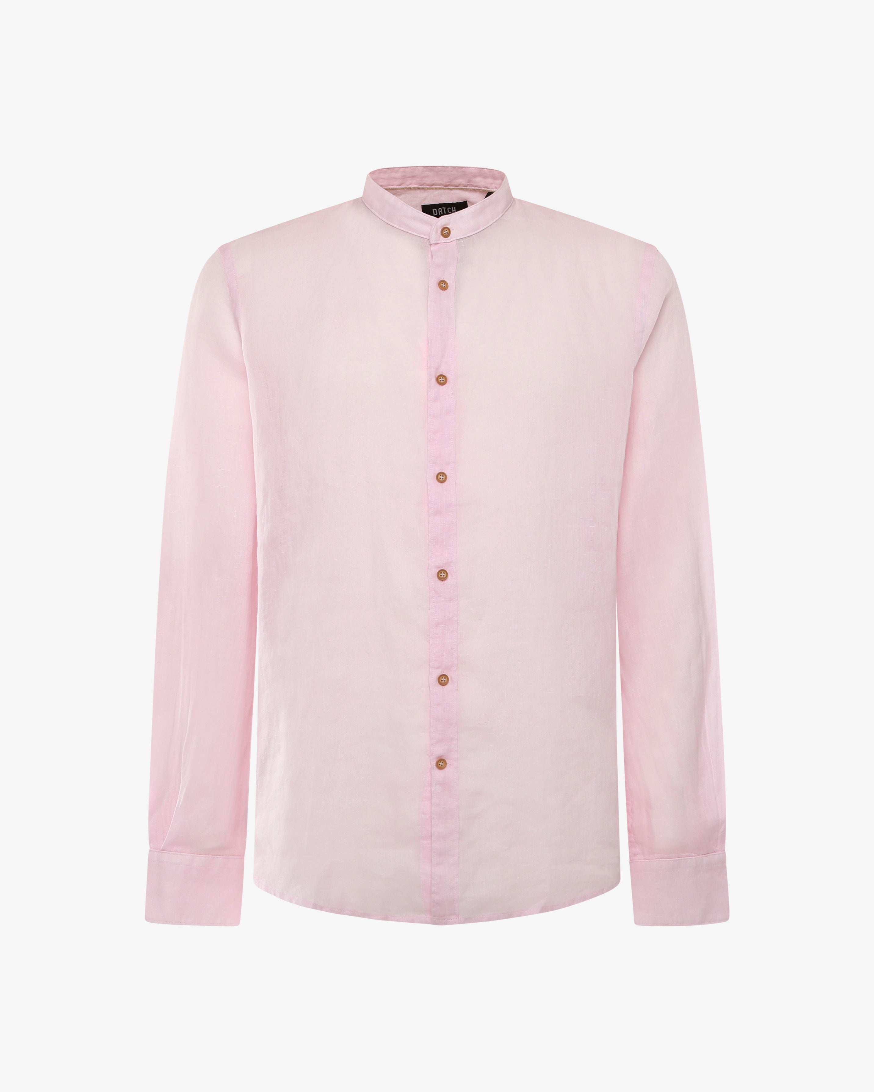 Camicia in lino - Collo serafino