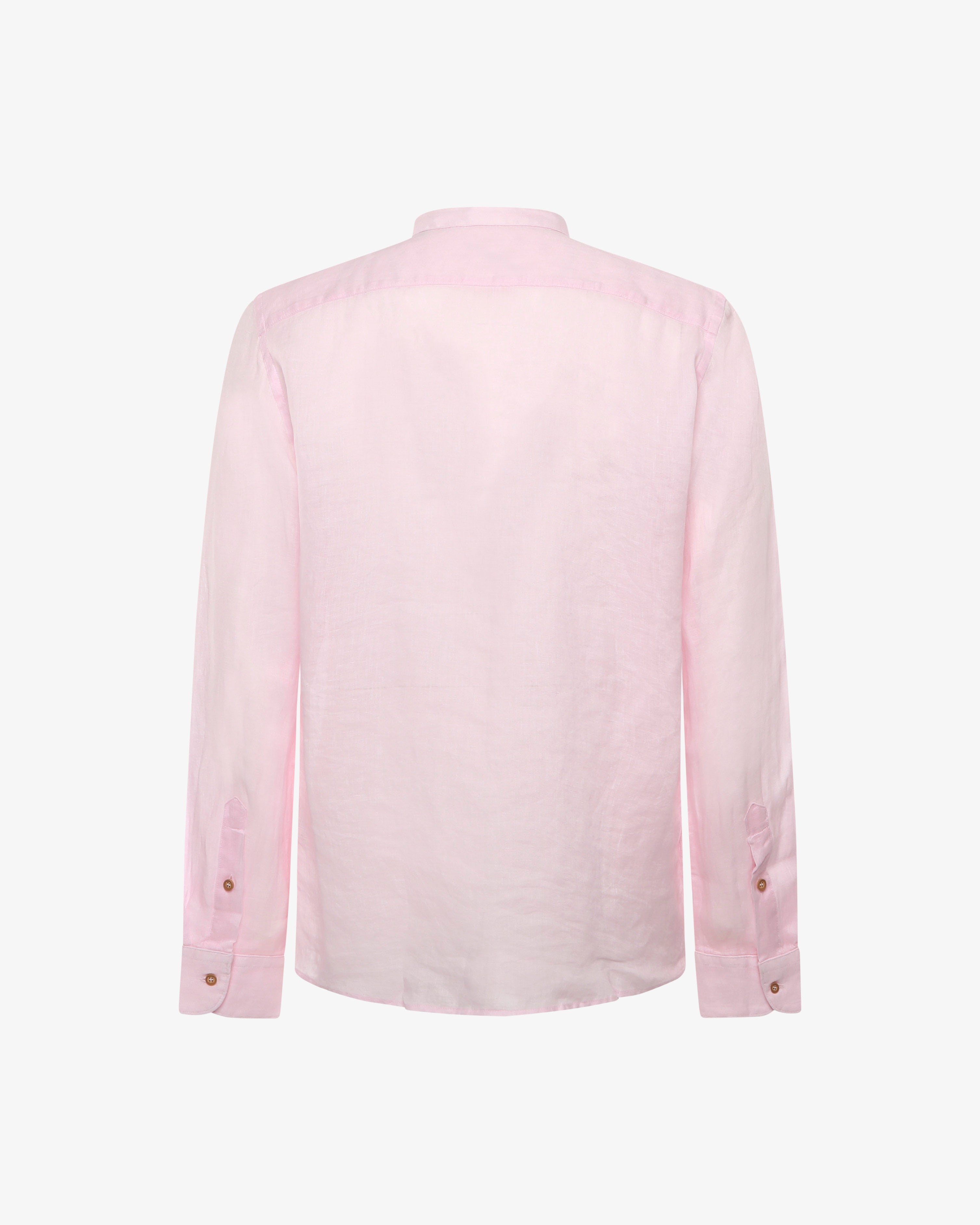 Camicia in lino - Collo serafino