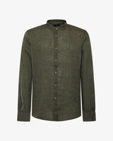 Camicia in lino - Collo serafino