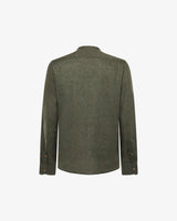 Camicia in lino - Collo serafino
