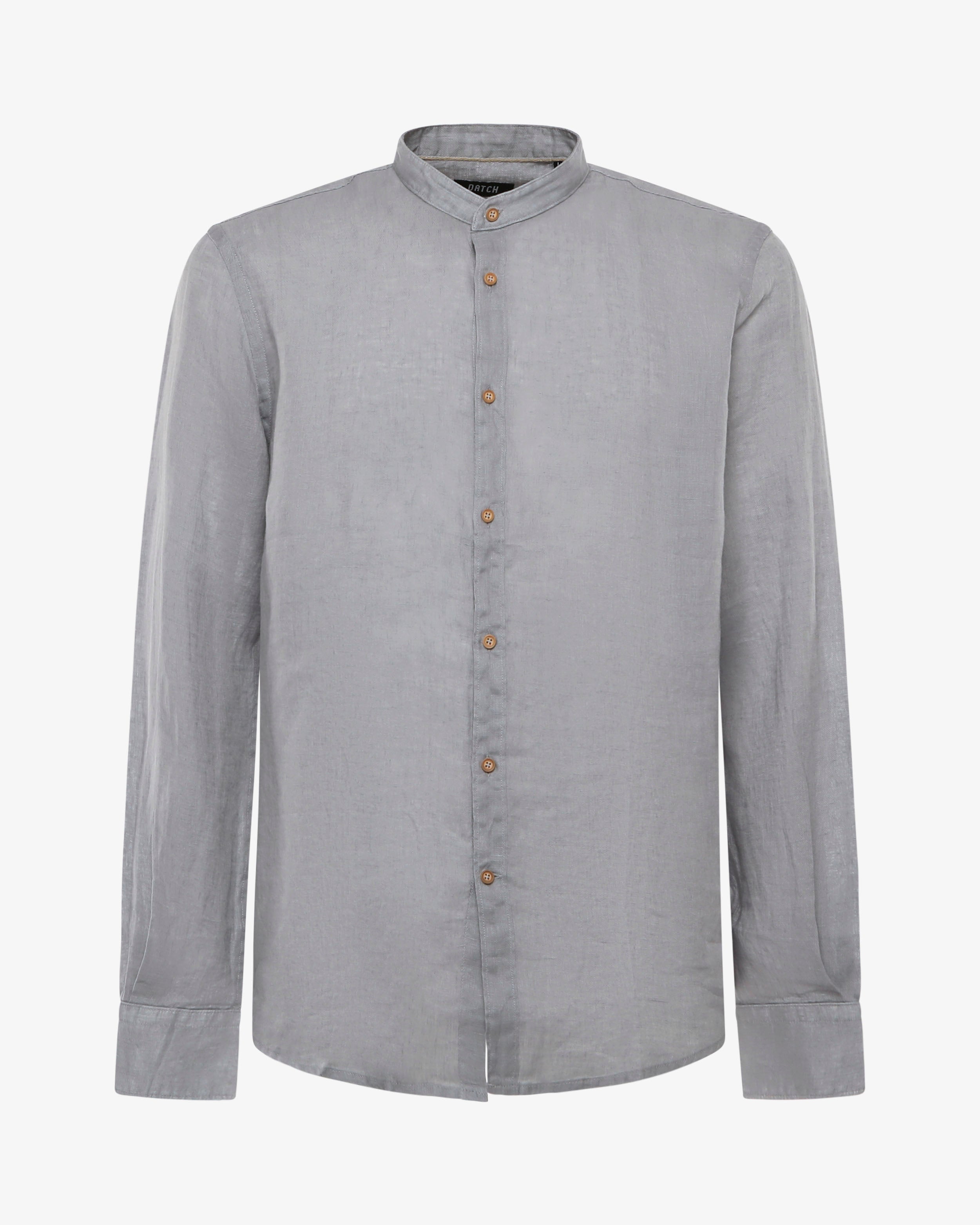 Camicia in lino - Collo serafino