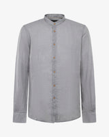 Camicia in lino - Collo serafino