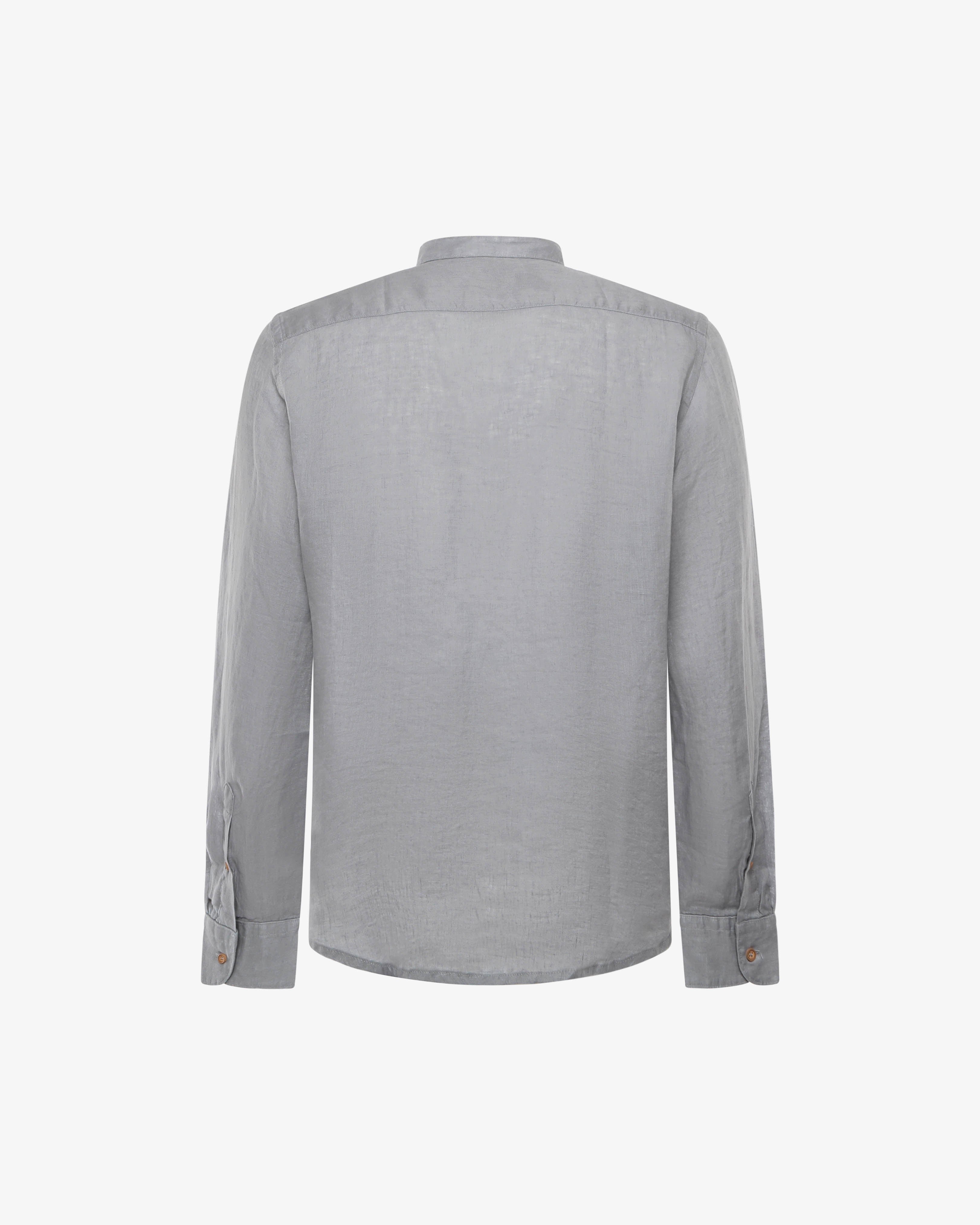 Camicia in lino - Collo serafino