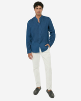 Camicia in lino - Collo serafino