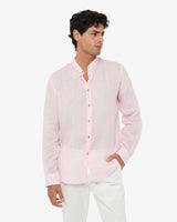 Camicia in lino - Collo serafino
