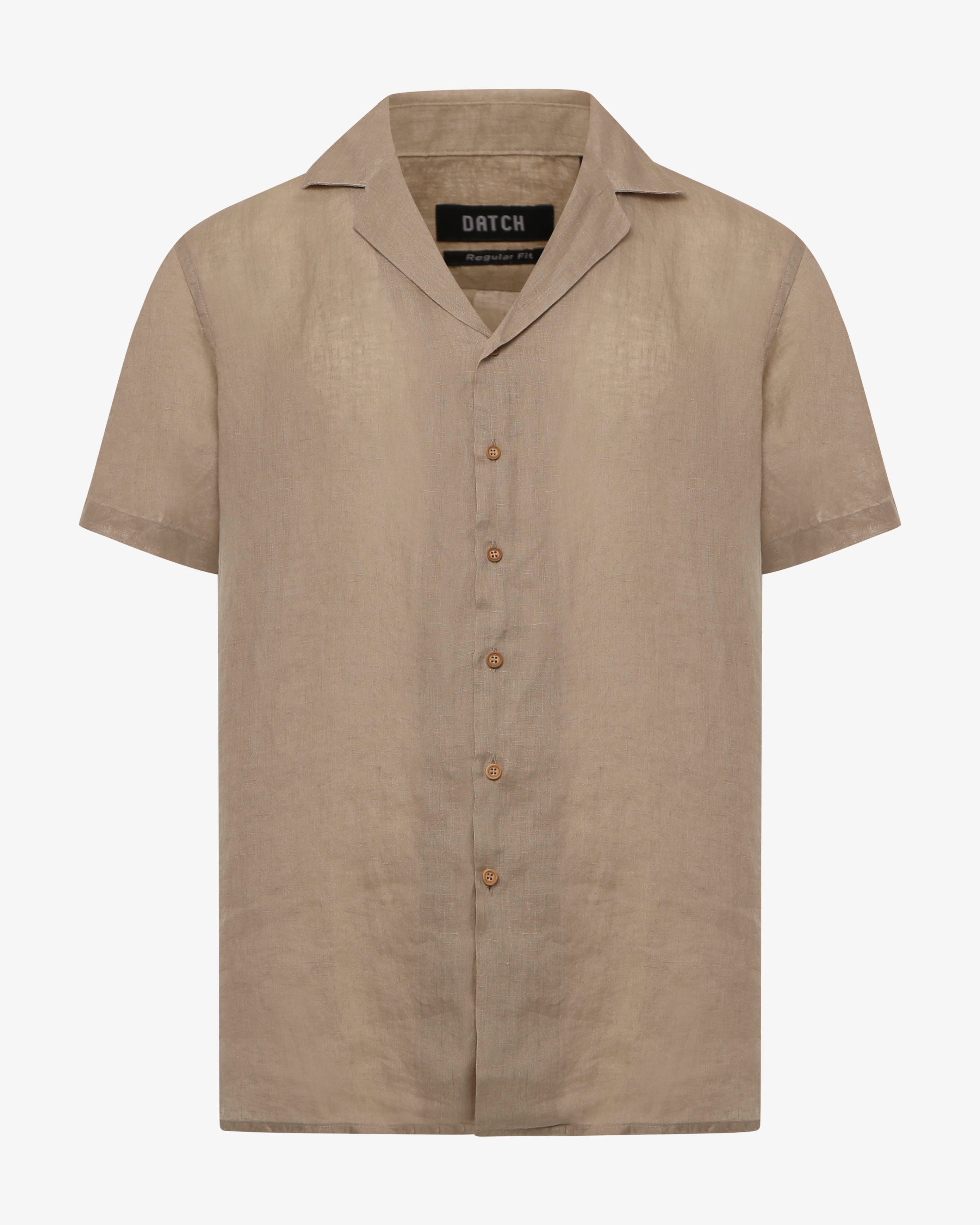 Camicia in lino - Collo Bowling