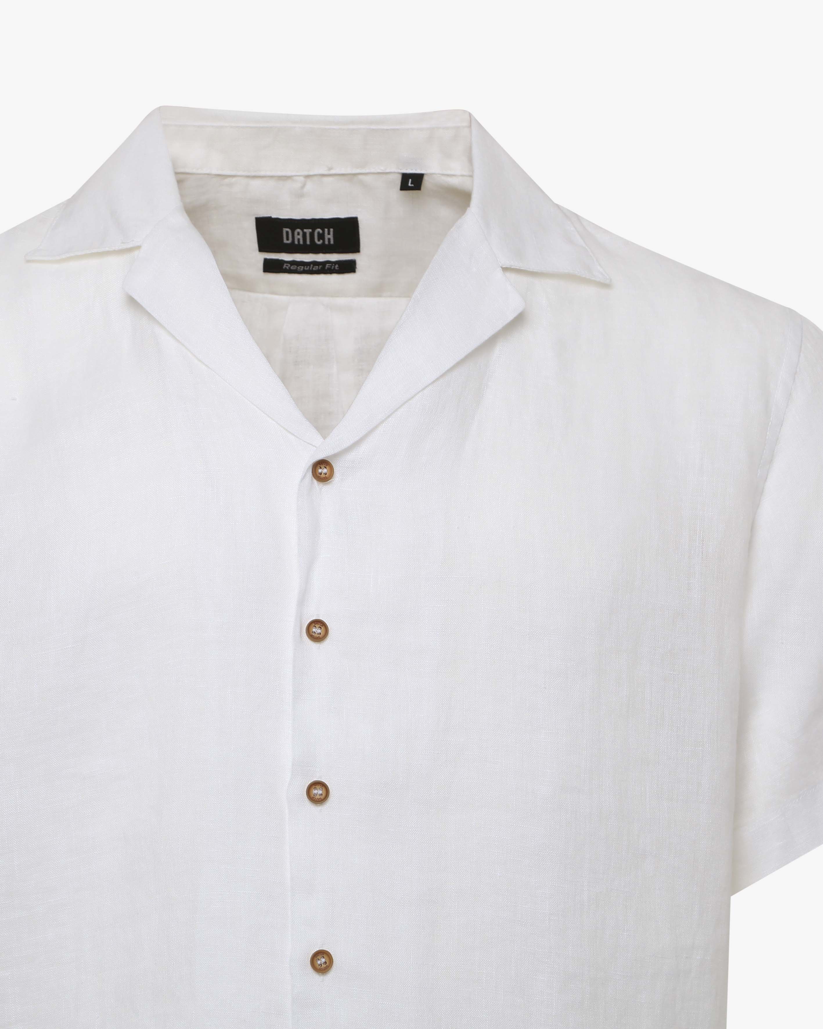 Camicia in lino - Collo Bowling