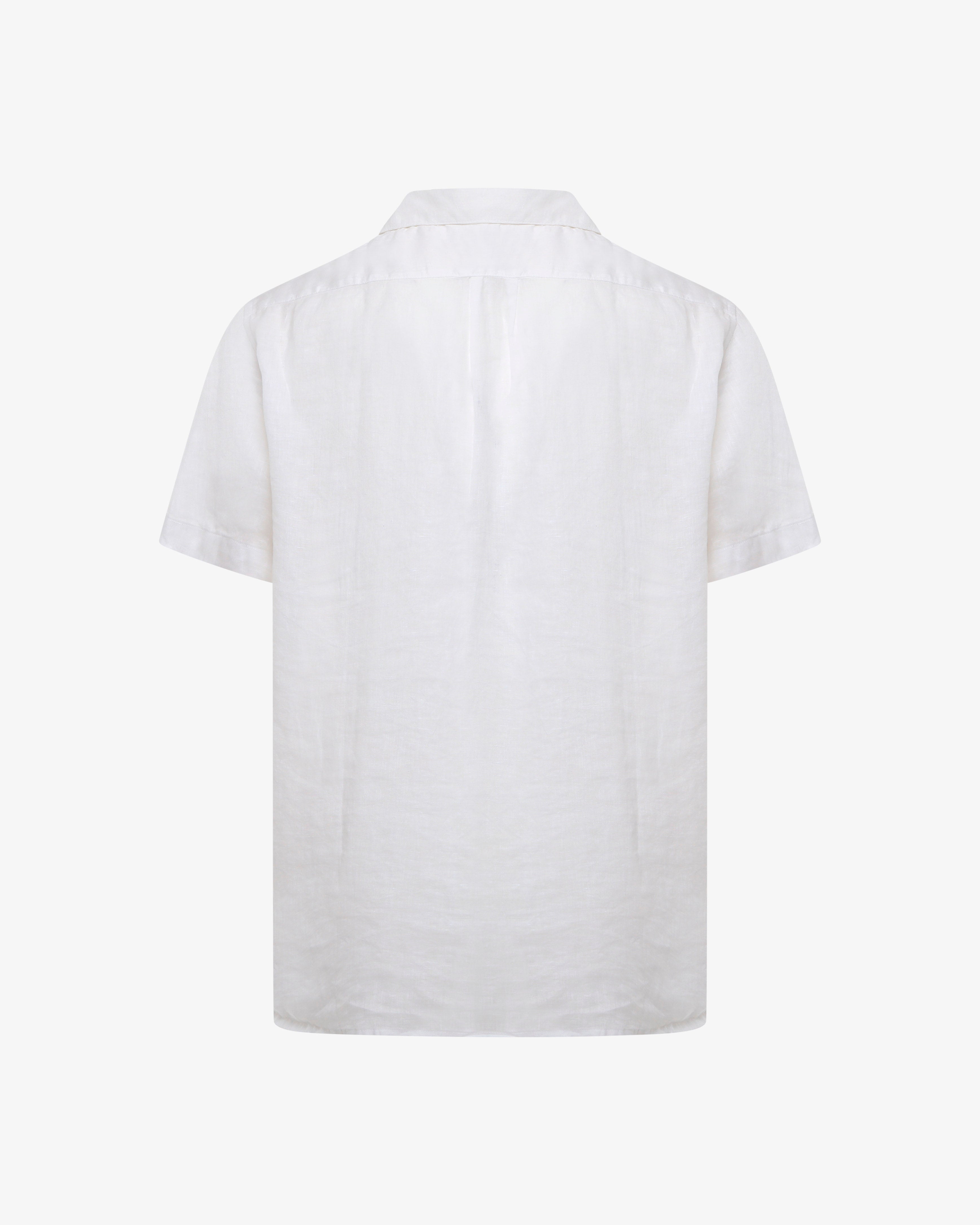 Camicia in lino - Collo Bowling