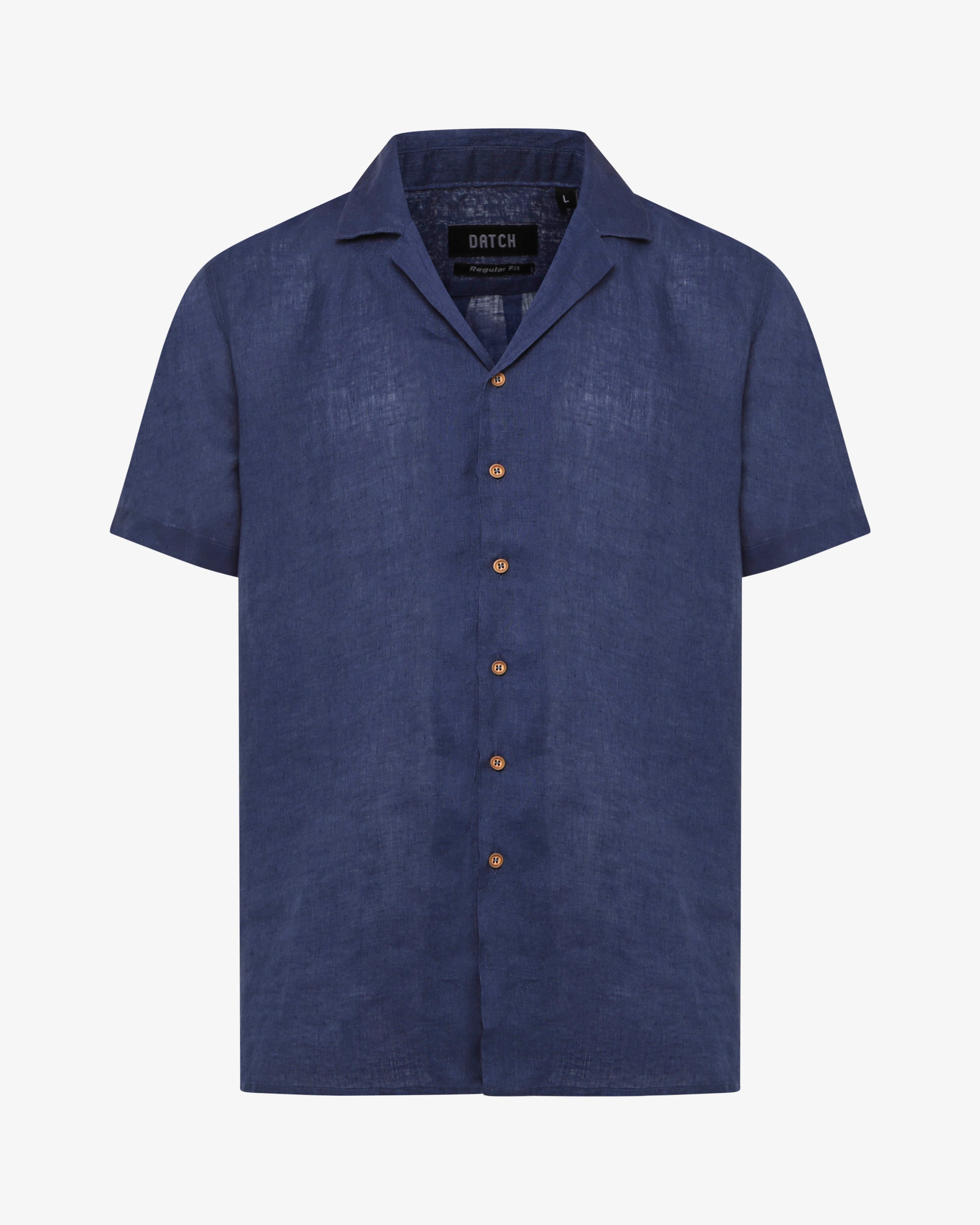 Camicia in lino - Collo Bowling