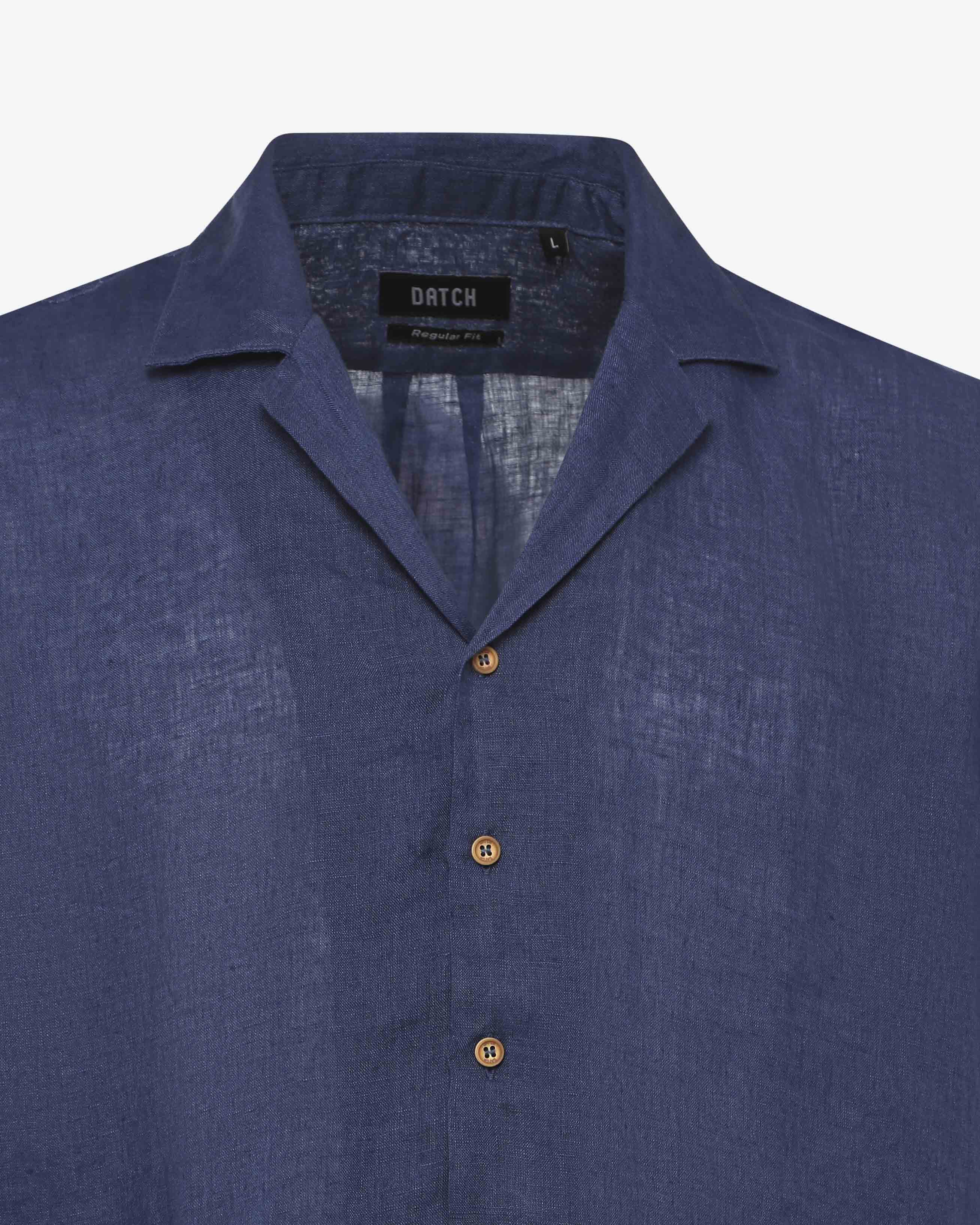 Camicia in lino - Collo Bowling