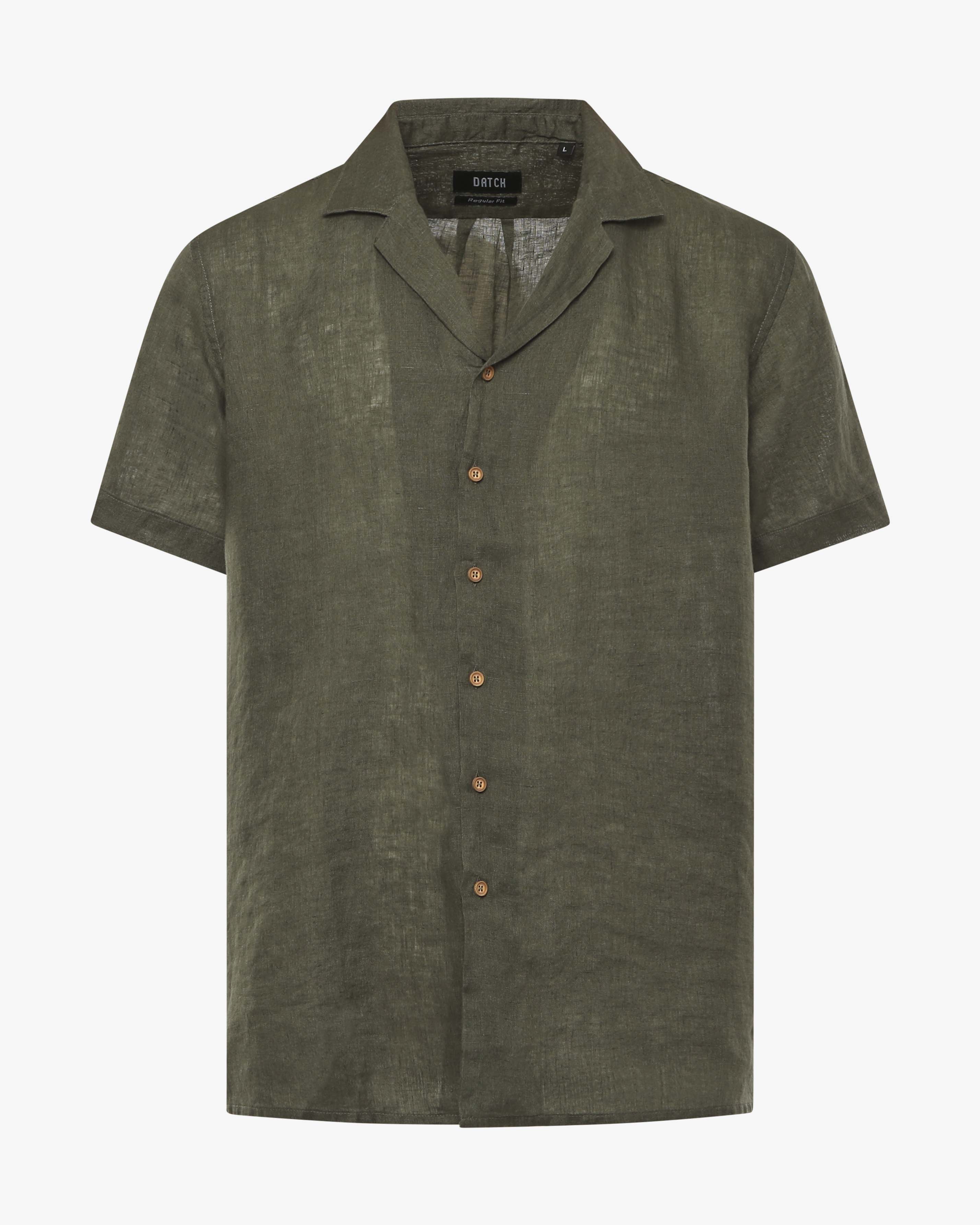 Camicia in lino - Collo Bowling
