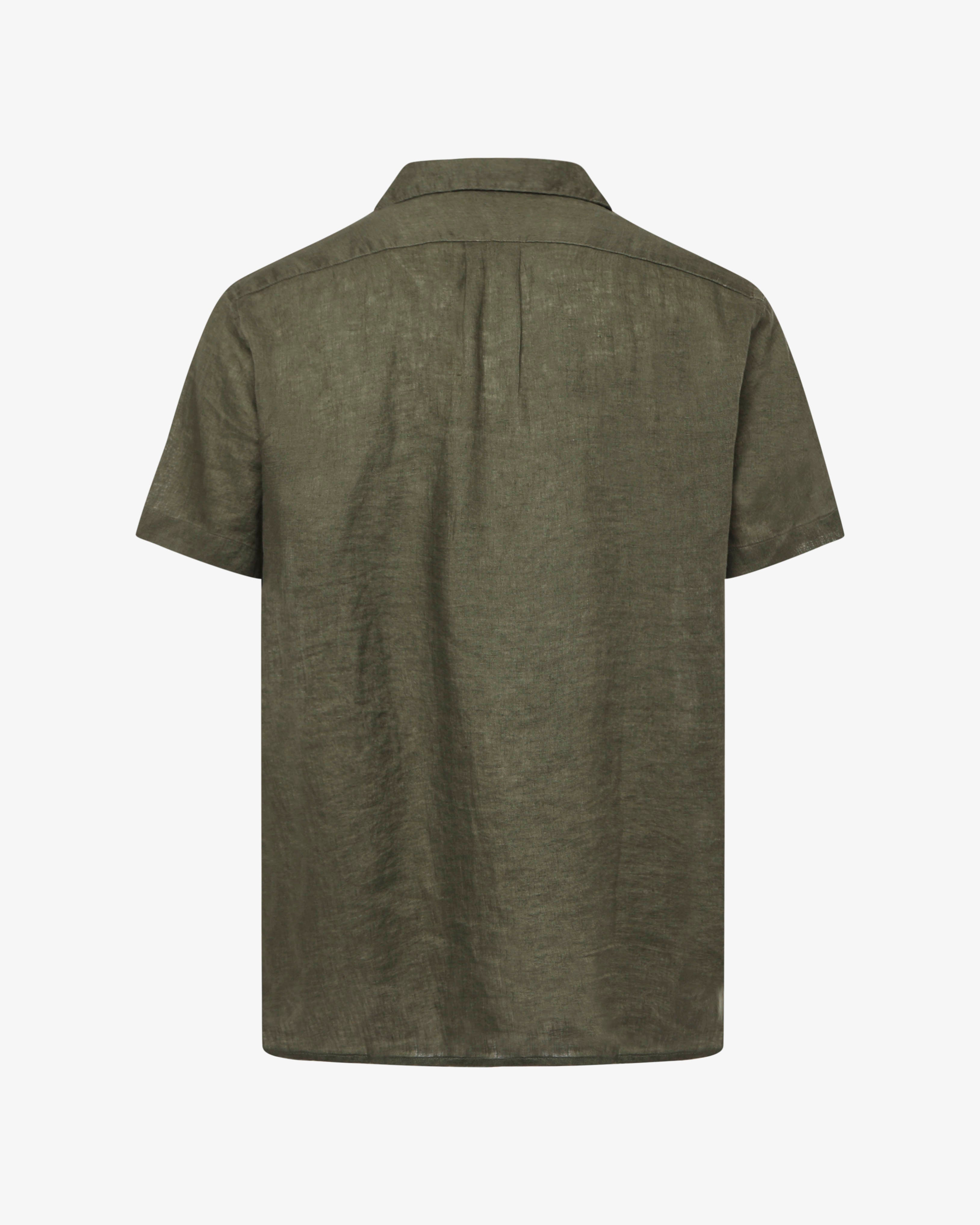 Camicia in lino - Collo Bowling
