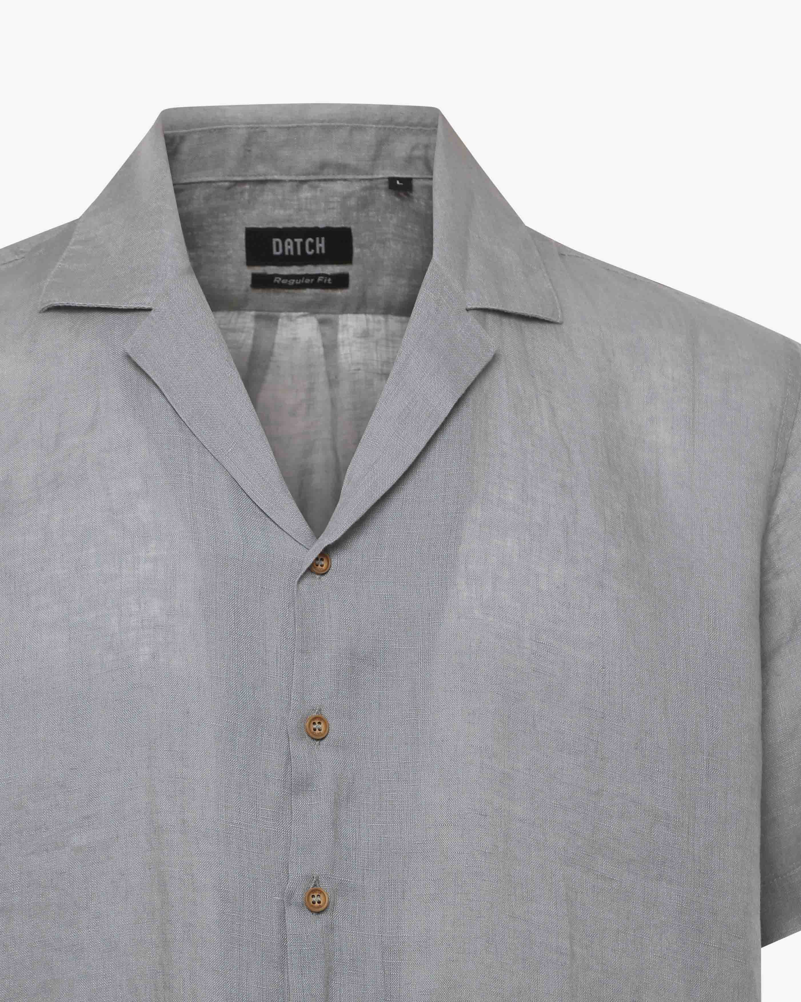 Camicia in lino - Collo Bowling