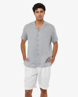 Camicia in lino - Collo Bowling
