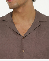 Camicia in lino - Collo Bowling