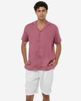Camicia in lino - Collo Bowling