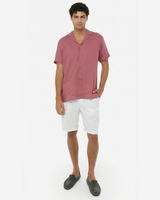 Camicia in lino - Collo Bowling