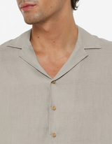Camicia in lino - Collo Bowling