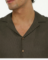 Camicia in lino - Collo Bowling