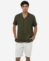 Camicia in lino - Collo Bowling