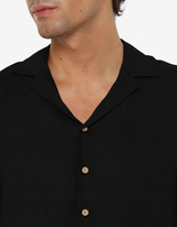 Camicia in lino - Collo Bowling