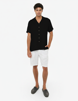 Camicia in lino - Collo Bowling
