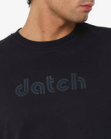 Felpa girocollo stampa tono su tono