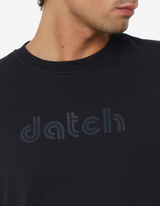 Felpa girocollo stampa tono su tono