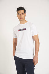 T-shirt girocollo - Stampa centrale