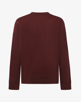 Felpa con logo centrale