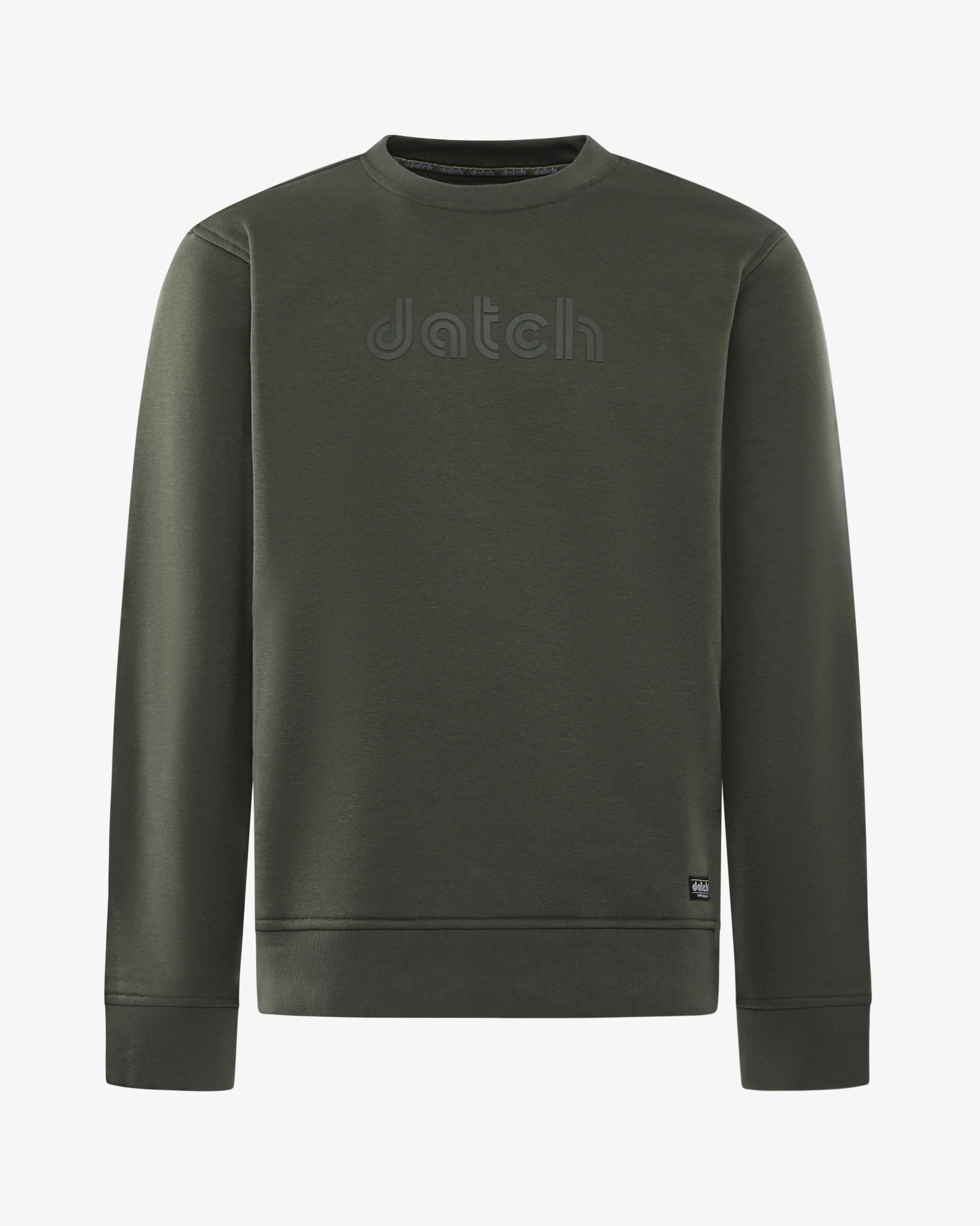 Felpa con logo centrale