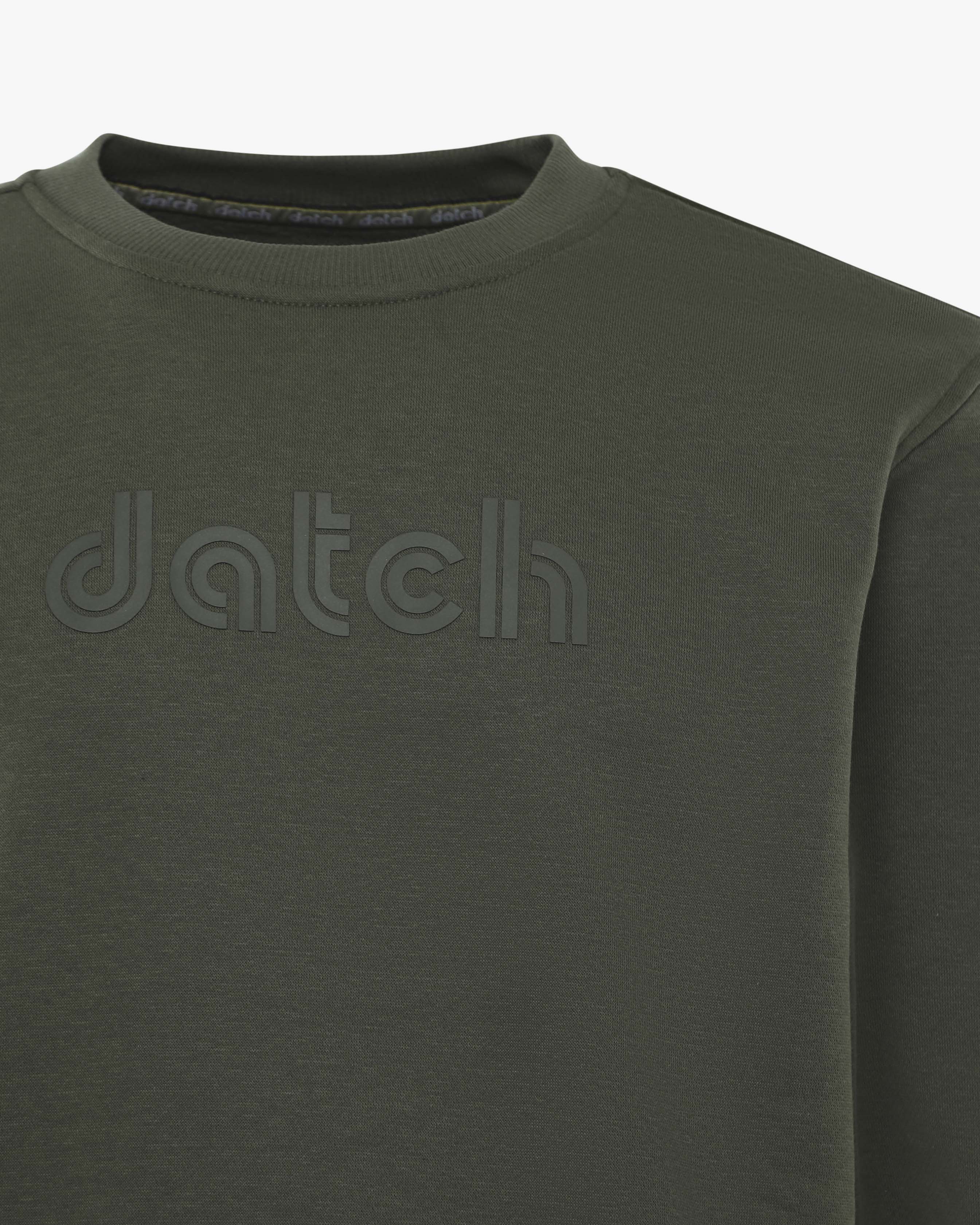 Felpa con logo centrale