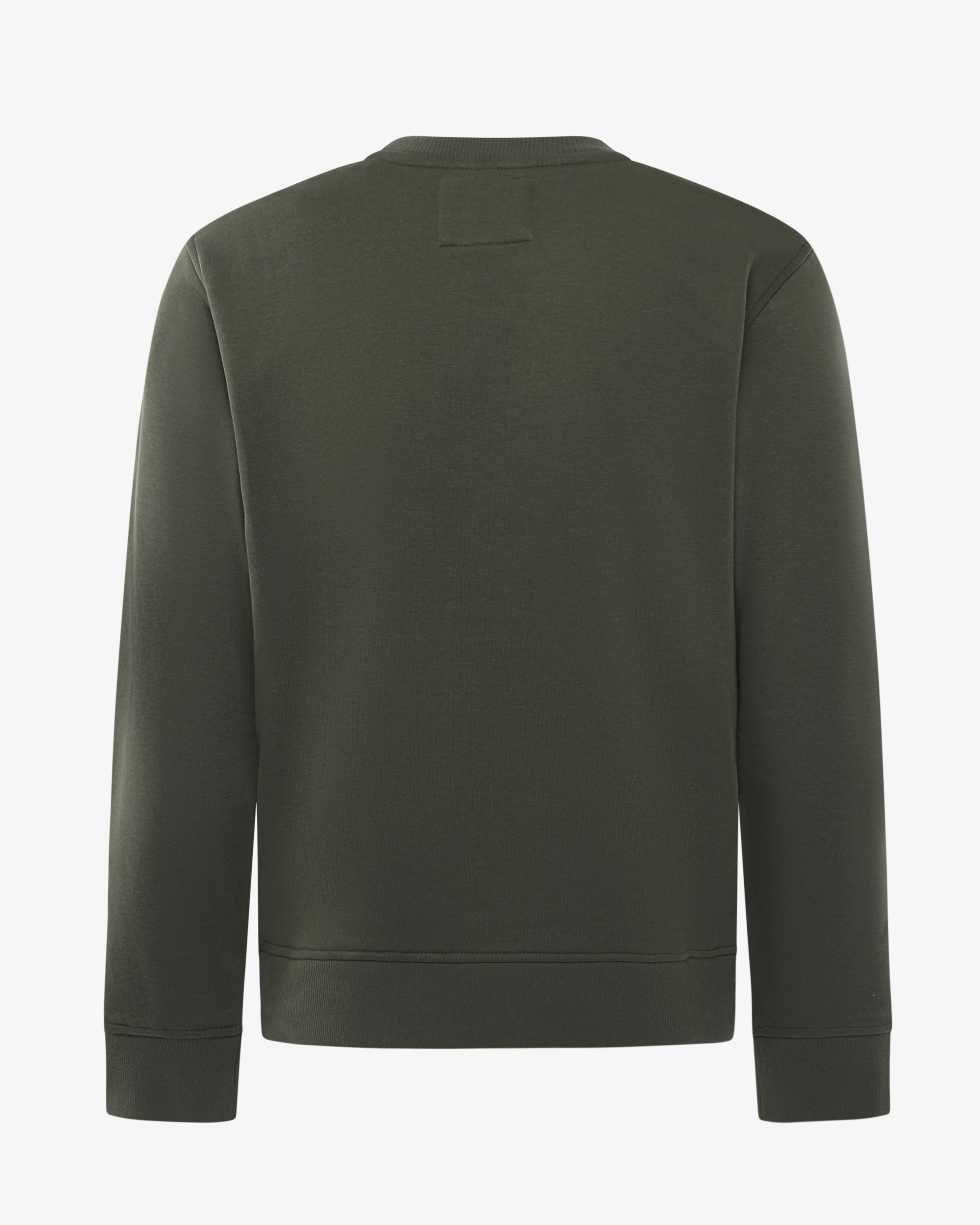 Felpa con logo centrale