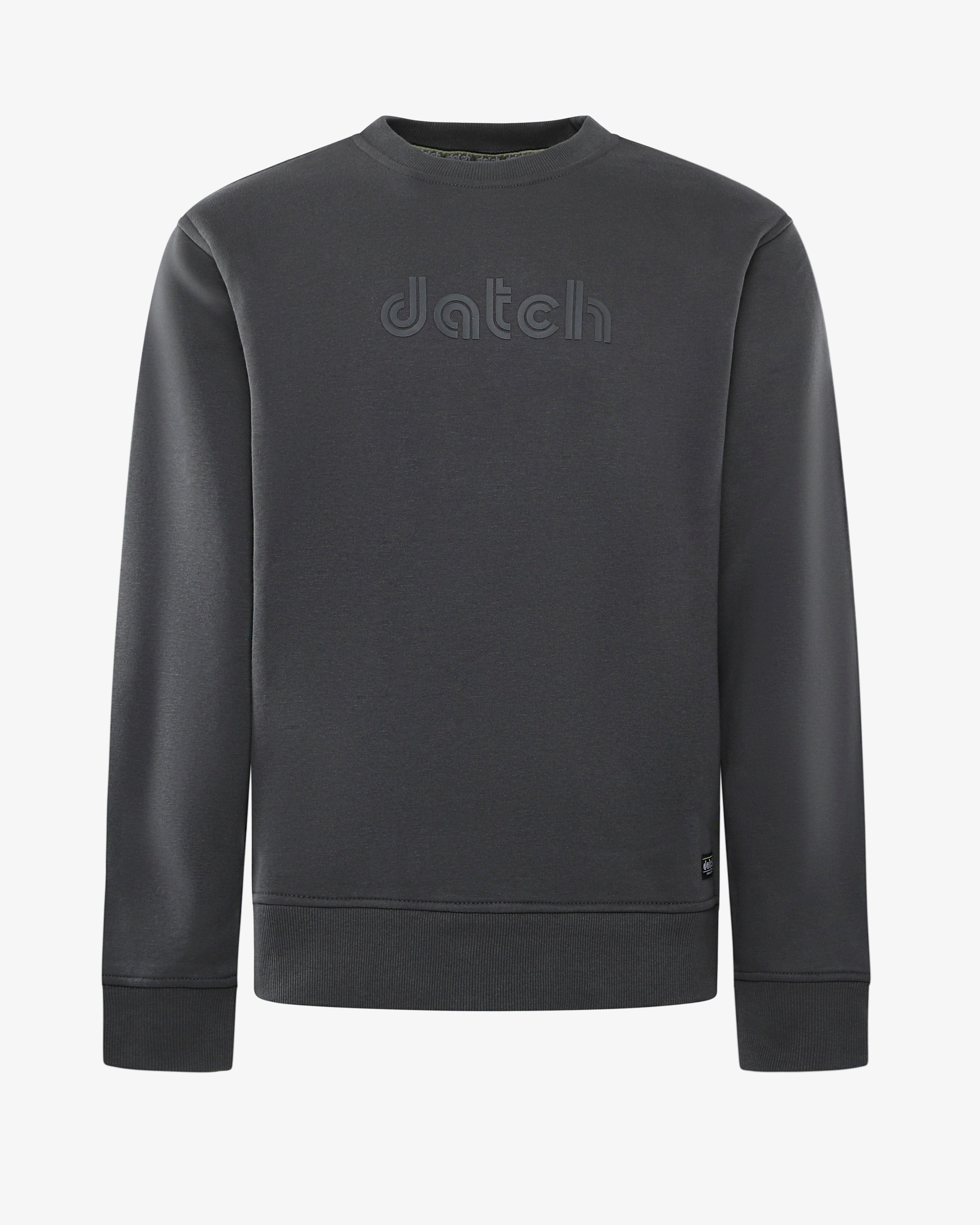 Felpa con logo centrale