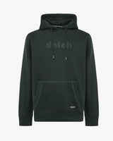 Felpa con cappuccio e logo centrale