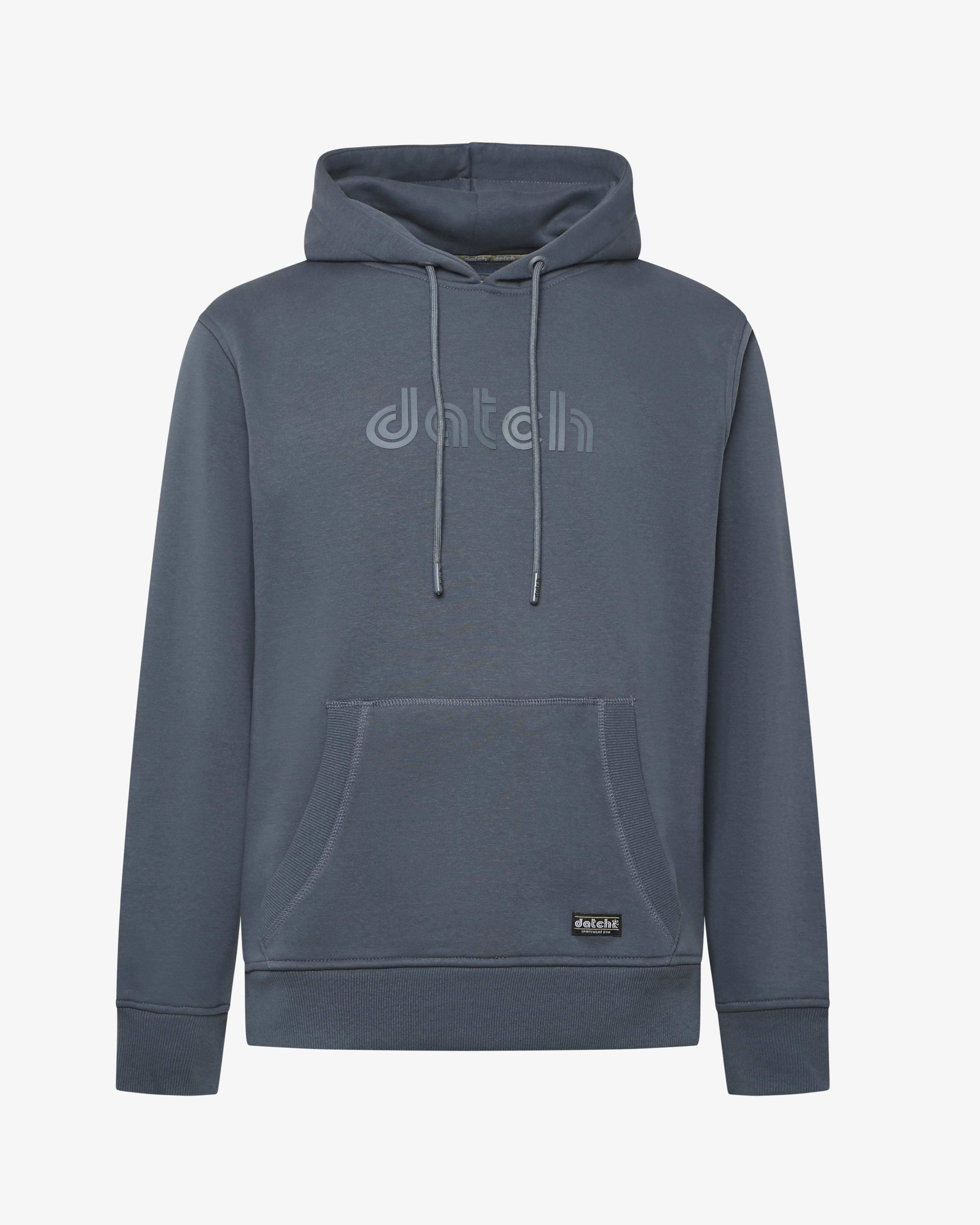 Felpa con cappuccio e logo centrale