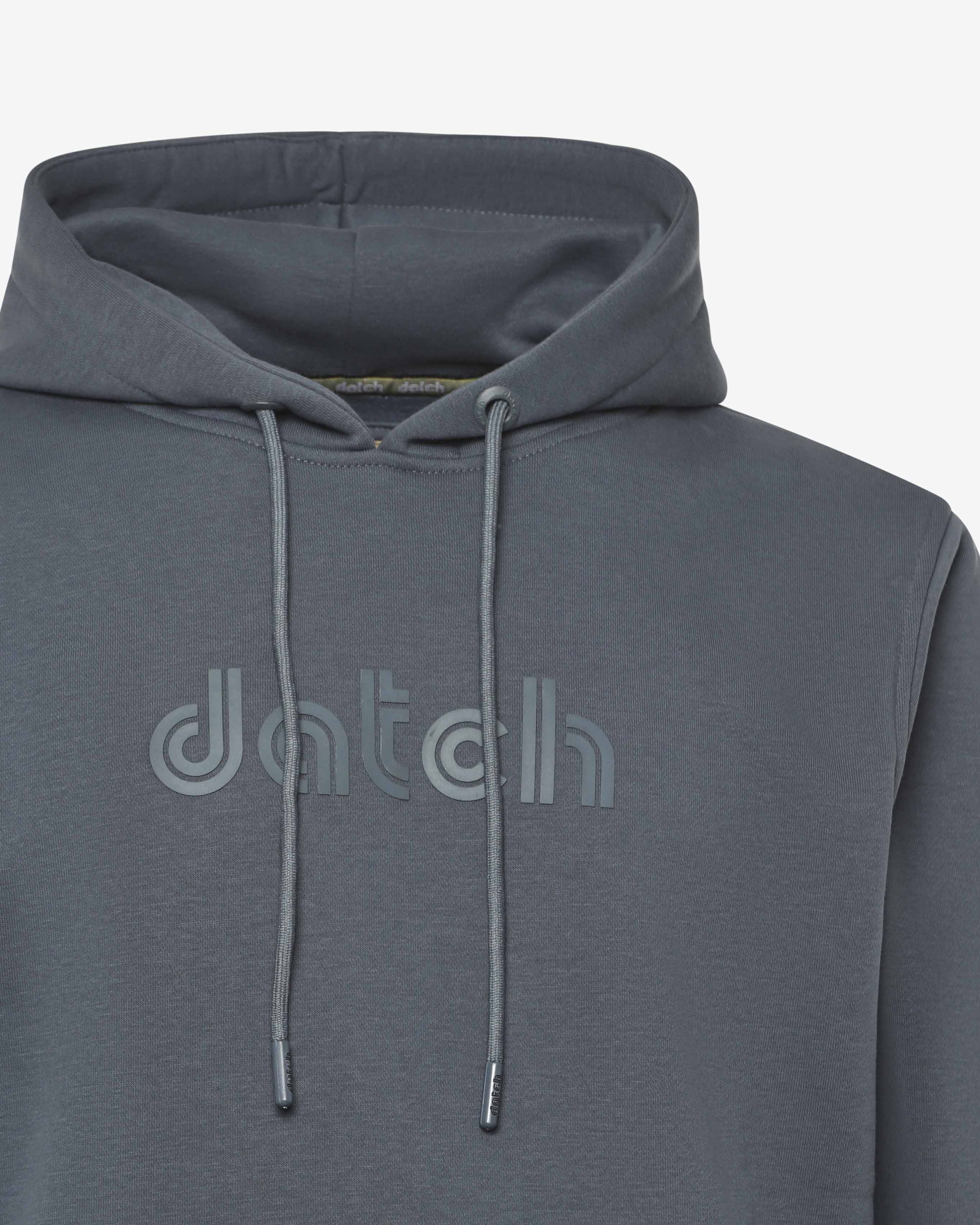 Felpa con cappuccio e logo centrale