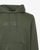Felpa con cappuccio e logo centrale