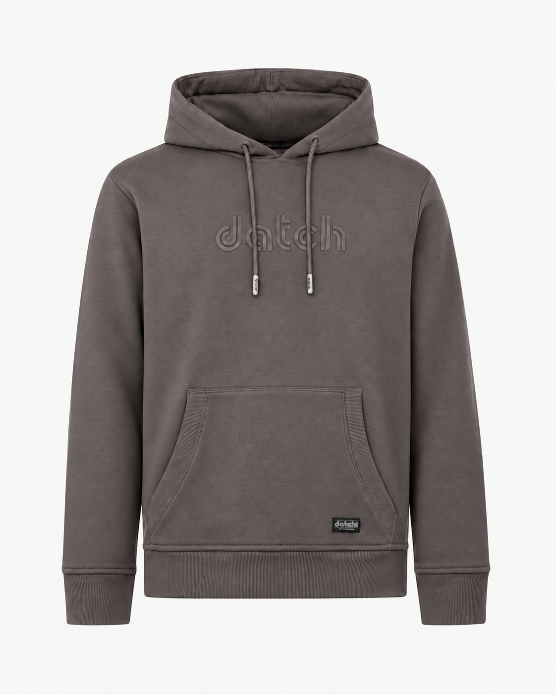 Felpa con cappuccio e logo centrale