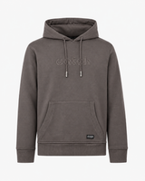 Felpa con cappuccio e logo centrale