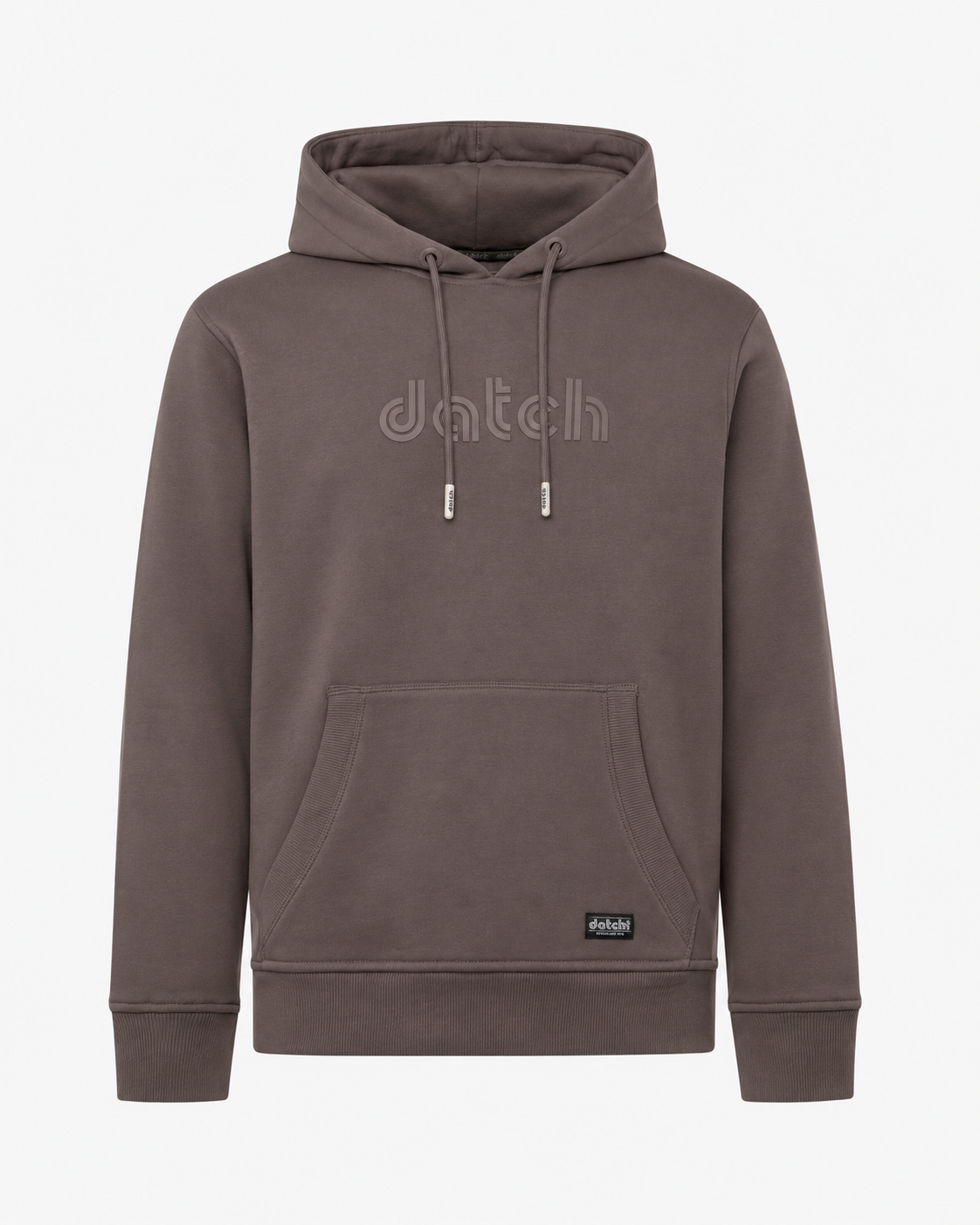 Felpa con cappuccio e logo centrale