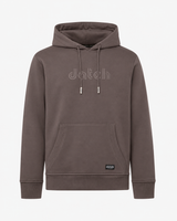 Felpa con cappuccio e logo centrale
