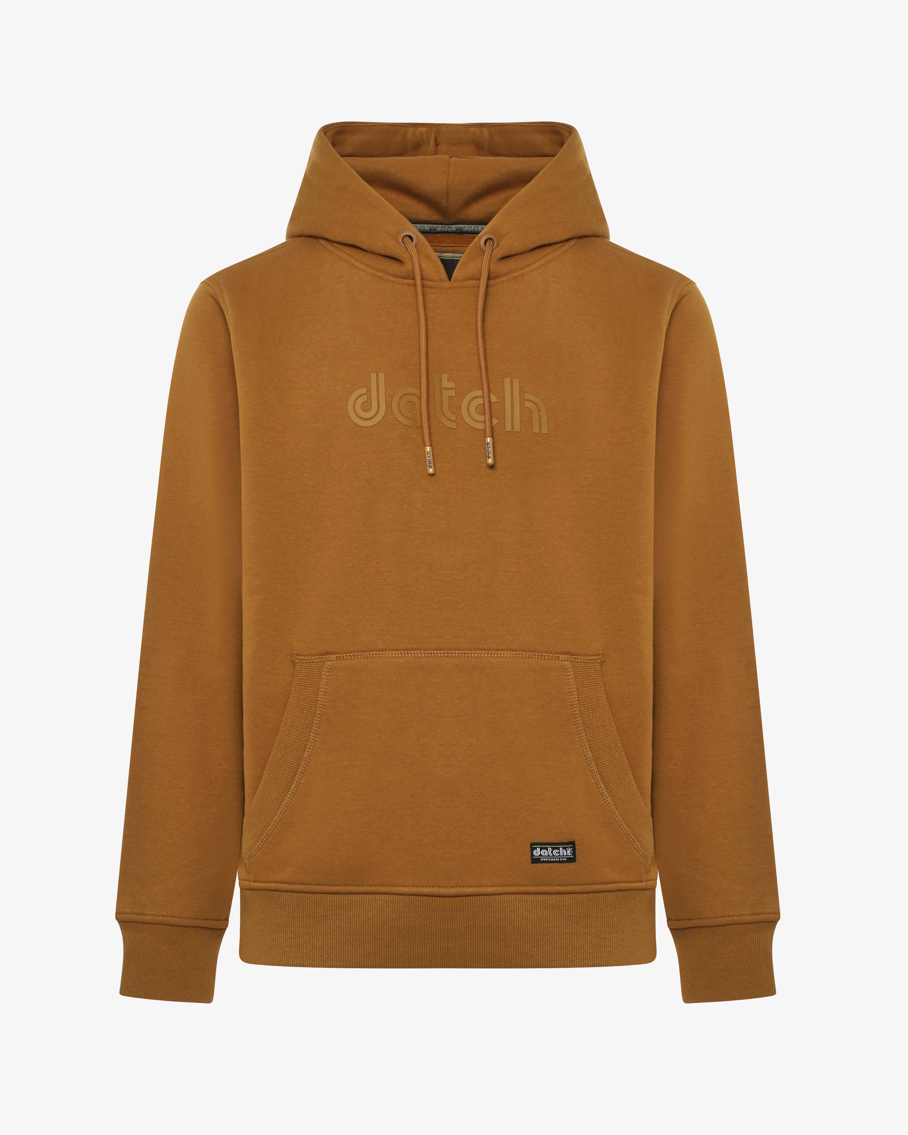 Felpa con cappuccio e logo centrale