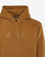 Felpa con cappuccio e logo centrale