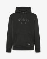 Felpa con cappuccio e logo centrale