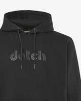 Felpa con cappuccio e logo centrale